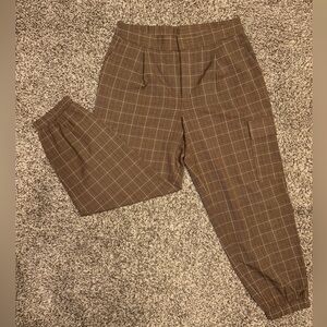 Women’s A New Day Plaid Jogger Trousers- size 12